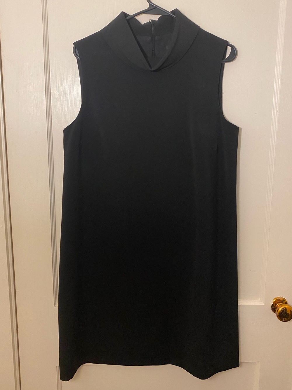 Alex Marie Sleeveless Mock Neck Shift Dress